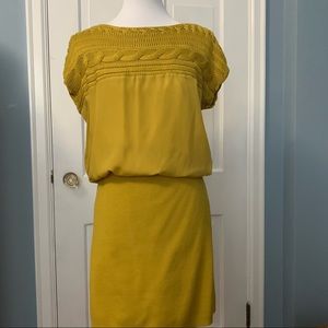 Vince Camuto Mustard dress NWOT
